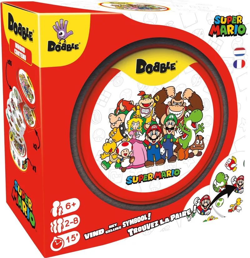 Dobble - Super Mario - Kaartspel von Zygomatic – Schachtel
