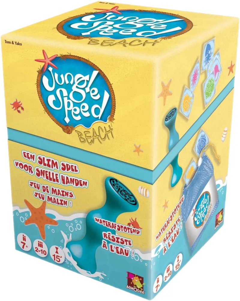 Jungle Speed Beach - kaartspel von Zygomatic – Schachtel