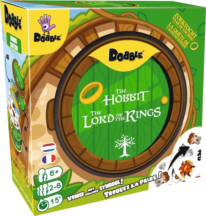Lord of the Rings Dobble Kaartspel von Zygomatic – Schachtel