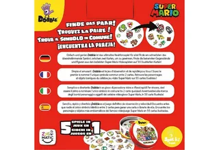 Asmodee Jeu De Société Dobble Super Mario Eco Sleeve Version Espagnole de Zygomatic – boîte 3 sur 3