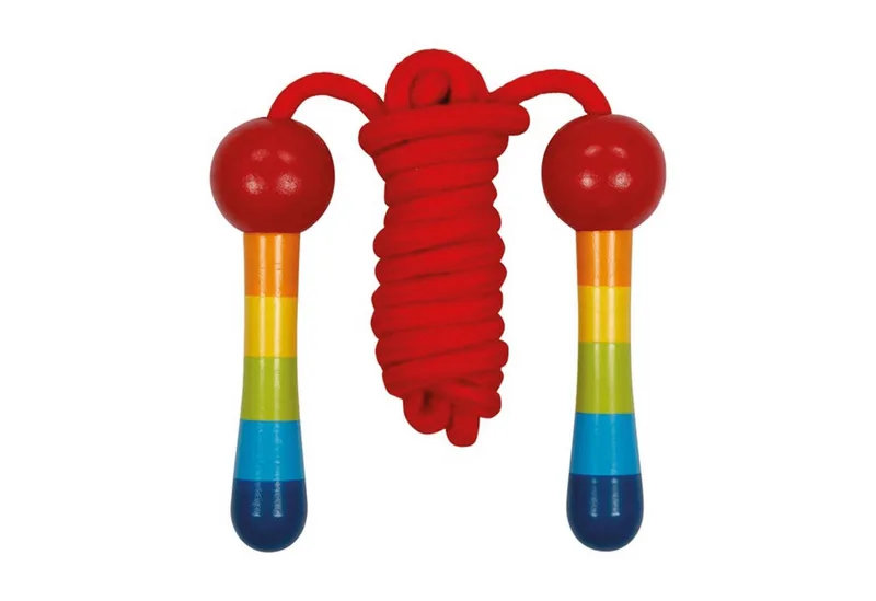 Spiel goki Springseil Regenbogen från Goki – kartong