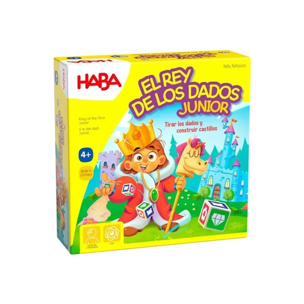 Terningkongen Junior-brætspil fra HABA – æske