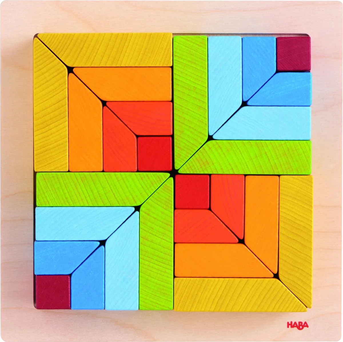 Spel - Compositiespel - Creatieve stenen - 2+ från HABA, utgåva Flerfärgad – kartong