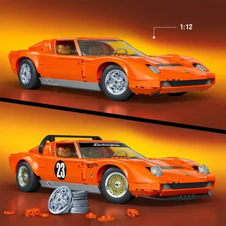 Spiel MATTEL Hot Wheels Brick Shop Lamborghini Miura P400 SV from Mattel Games – box 3 of 6