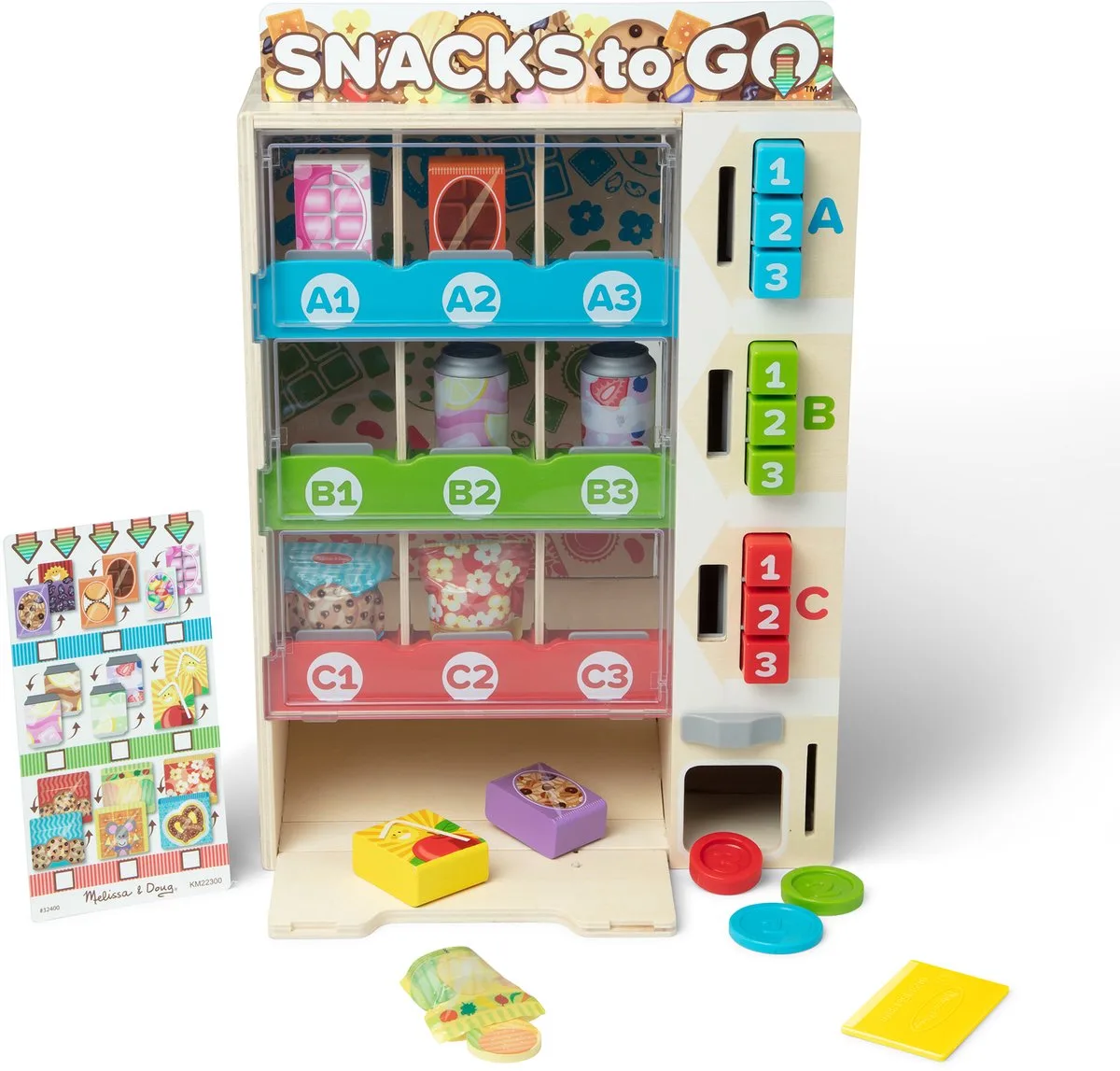 Vending Machine (806073) Brætspil fra Melissa & Doug, Hout-udgave – æske