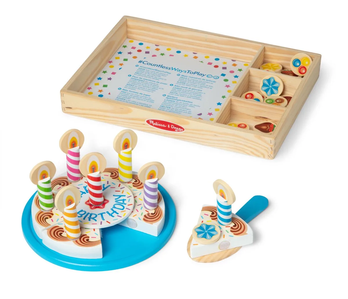 Jeu De Société Birthday Cake de Melissa & Doug, édition Multicolore – boîte