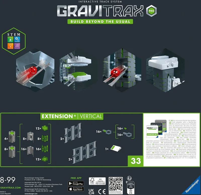 GraviTrax Expansion Set Vertical fra Ravensburger – æske 5 af 5