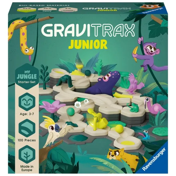 Gravitrax Junior Starter Set L Jungle Brädspel från Ravensburger – kartong 1 av 4