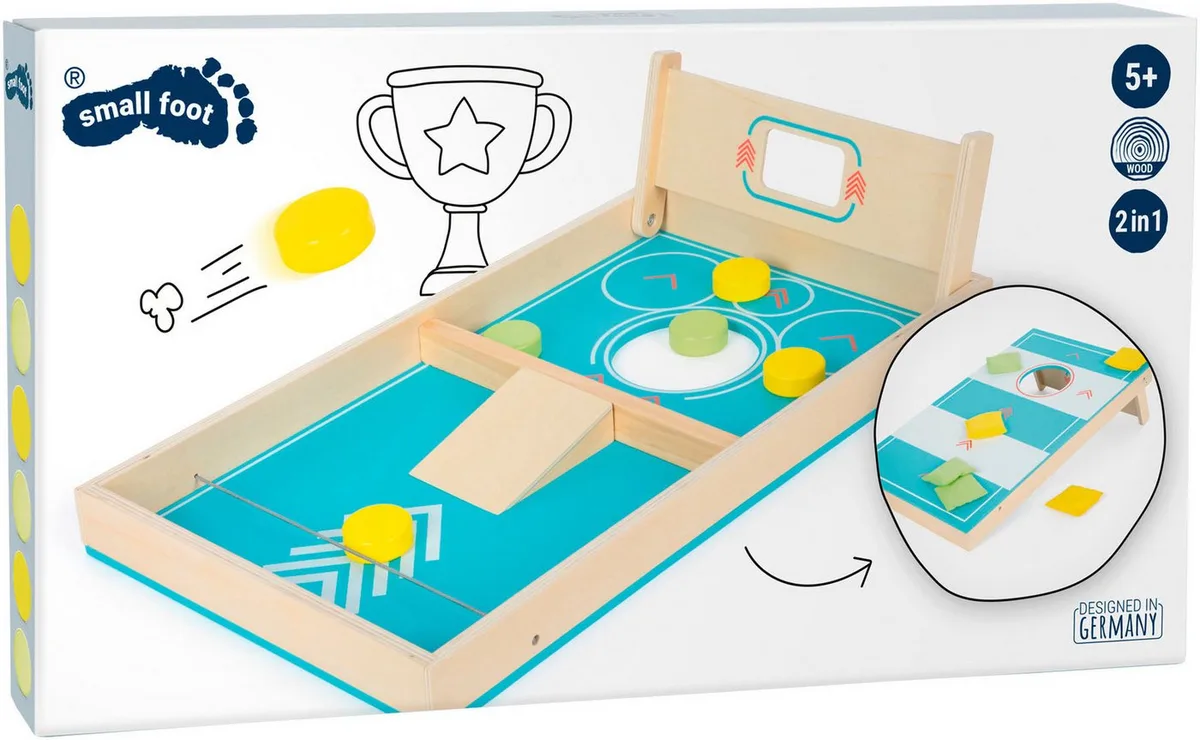 Cornhole und Sling Puck Spiel, Active von small foot, Ausgabe Mehrfarbig – Schachtel 3 von 5